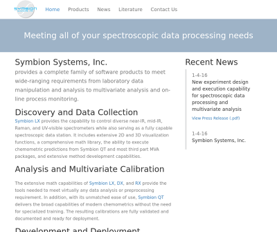 Process Analytical Technology (PAT) Software from Symbion Systems, Inc.