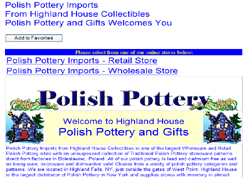 Polish Pottery Imports from Highland House Collectibles