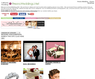 California Wedding Planning at FresnoWeddings.Net