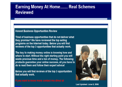 Home Based Business Opportunities