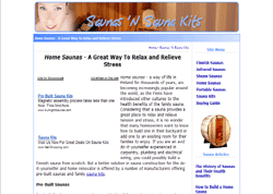 Home Saunas and Sauna Kits - Finnish Family Saunas