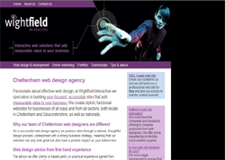 Wightfield Web Site Design