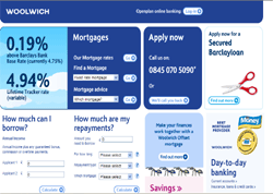 Woolwich offers mortgages, current accounts, savings accounts and personal loans.