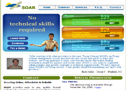 SOAR myPack & myTroop - Hosted Websites for Cub Scout Packs and Boy Scout Troops
