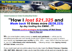Emini Futures Day Trading : Fundamentals and Paper Trading
