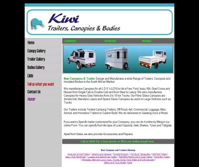 Canopies Trailers and Insulated Bodies for Truck and Bakkies
