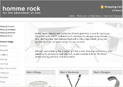 homme rock - men's jewellery and unique cufflinks