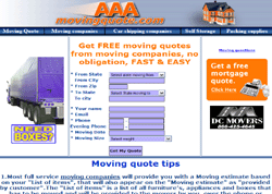 Free Moving quote