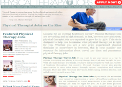 Physical Therapy Jobs | Physical Therapy Travel Jobs | Physical Therapist Jobs