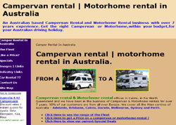 Camper & Motorhome Rentals in Australia