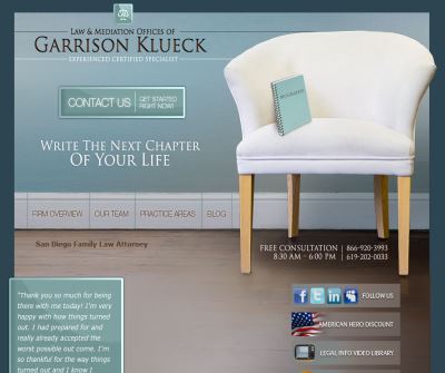 The Law & Mediation Offices of Garrison Klueck