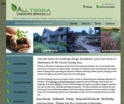 Lansing MI Landscape Designers, Landscape Installers and Lawn Maintenance. All Terra Landscape Services LLC