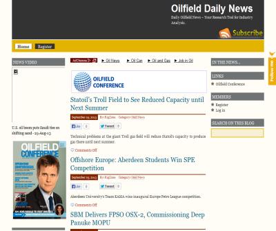 Oilfield daily news