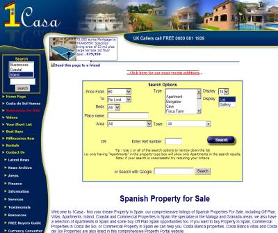 1Casa Estate Agency - Spanish Property For Sale