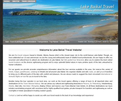 Lake Baikal Travel. Tour Operator & Travel Guide