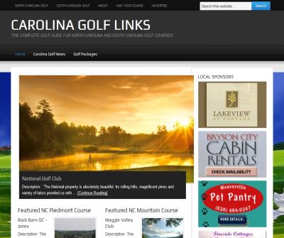 Carolina Golf Links - Official North Carolina and South Carolina Golf Guide