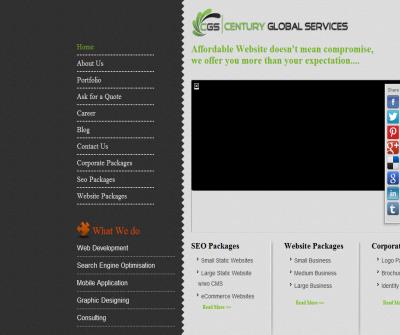 Century Global Services - Web Design Development SEO company in India
