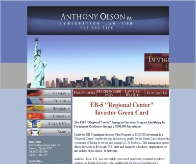 EB5 Regional Center Investment Green Card, Immigrant Investor Visa