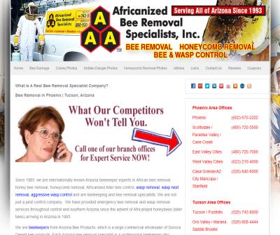 Professional Arizona Beekeepers and Bee Removal Specialists