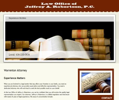 The Law Office of Jeffrey A. Robertson, P.C.