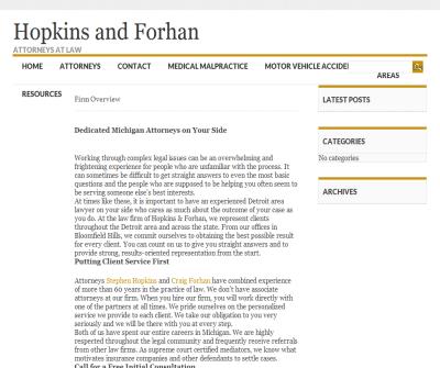 Hopkins & Forhan Attorneys at Law