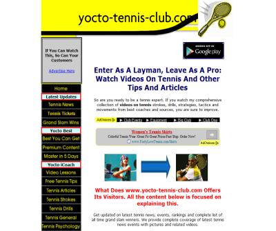 Tennis Coaching Tips, Videos, Articles And Rackets, Books, Equipment Store