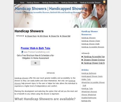 Handicap Showers