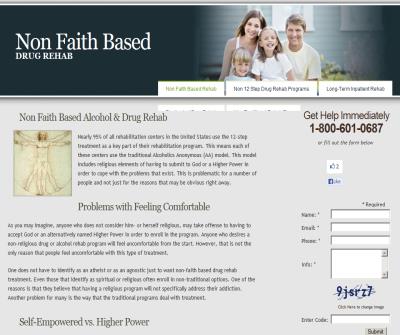 Non Faith Based Rehab Treatment