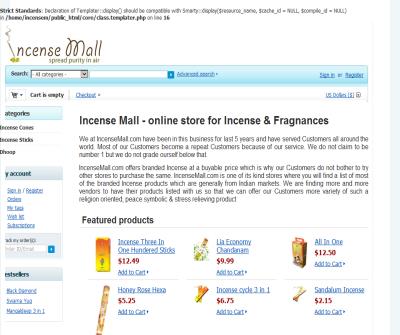 Incense online aromatic fragrance.