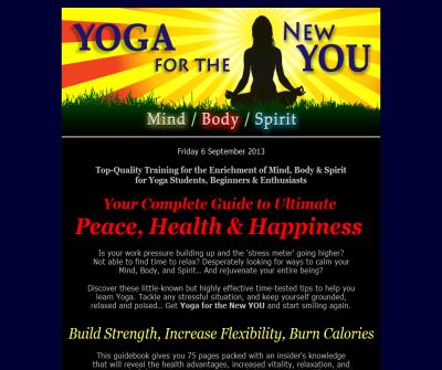 Top-Quality Training for the Enrichment of Mind, Body, and Spirit for Yoga Students and Beginners