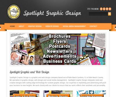 Spotlight Graphic Design- Graphic Design, Web Design and Social Media Management based out of Jupiter, FL