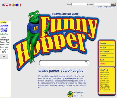 FunnyHopper.com - Online games search engine