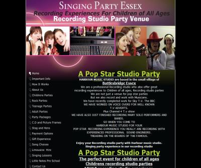 Recording studio Singing Party