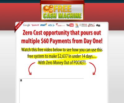 My Free Cash Machine Income Opportunity