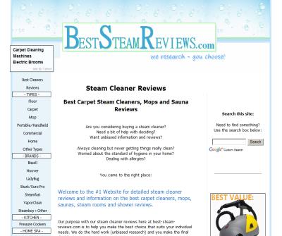 Best Carpet steam cleaners