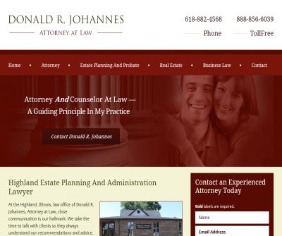 Donald R. Johannes, Attorney at Law