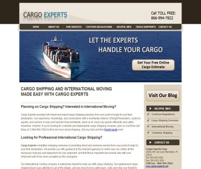 Cargo Experts International Cargo Shipping and Overseas Moving