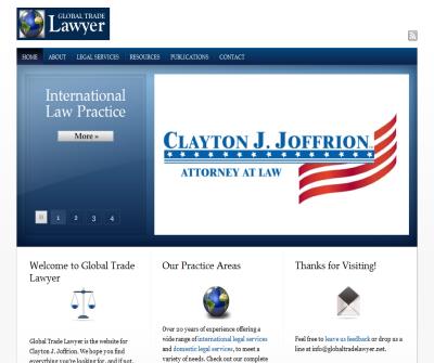 Clayton Joffrion, Global Trade Lawyer