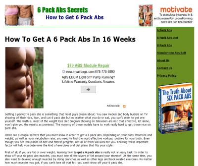 6 pack abs diet for all
