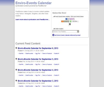 Enviro-Events Calendar