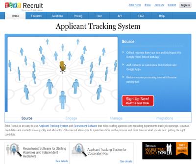 Zoho Recruit - Applicant Tracking System 