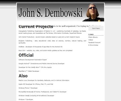 Personal website of John S. Dembowski