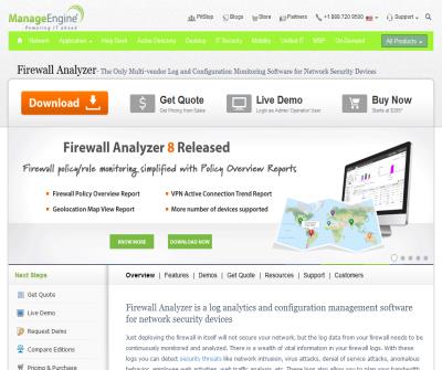 Firewall Log Analysis & Reporting Software