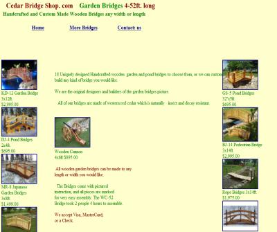 Garden Bridges 4-52ft. long