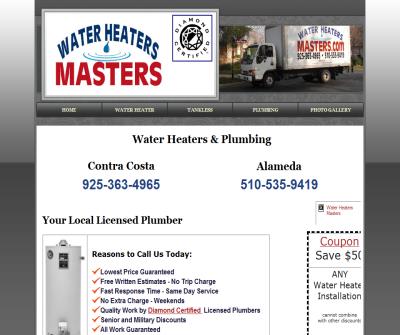 Water Heaters Masters - Licensed Plumbers