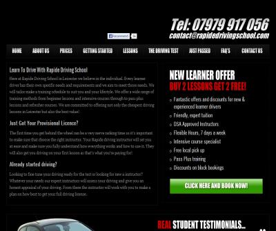 Rapide Driving School - Cheap Driving Lessons Leicester