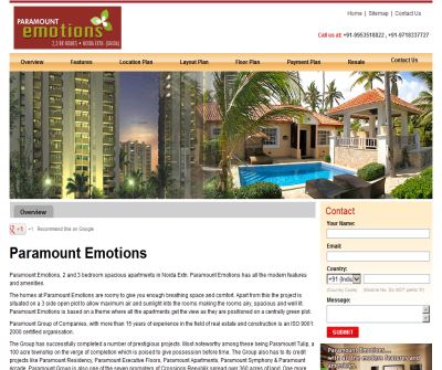 Paramount Emotions Noida Extension | Call 9953518822 , 9718337727 few flats available