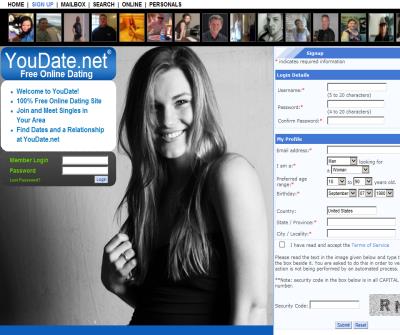 YouDate.net Free Dating Site, Free Dating Online
