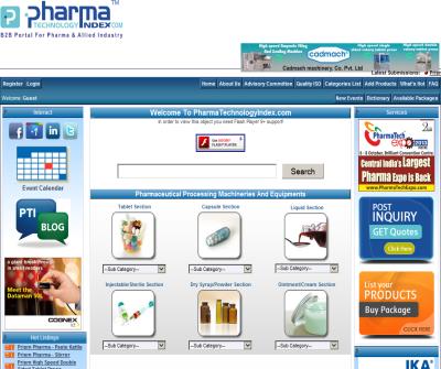 Pharmaceutical Machinery manufacturers and suppliers Portal