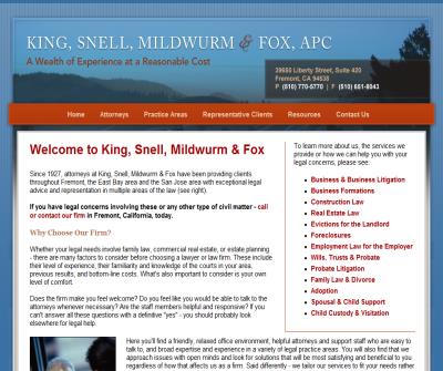 King, Snell, Mildwurm & Fox, A